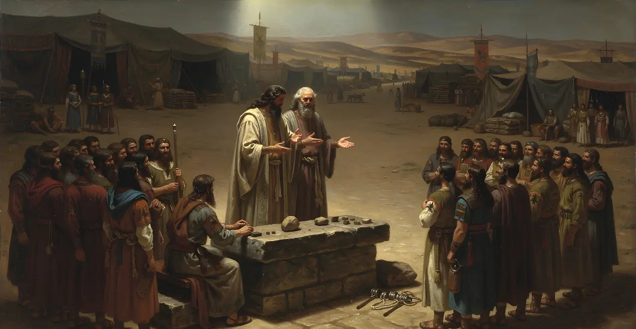 Numbers 1:35-38 — Numbers, oil painting · TruthPrints