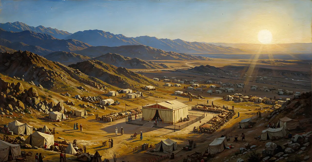 Numbers 10:10-12 — Numbers, oil painting · TruthPrints