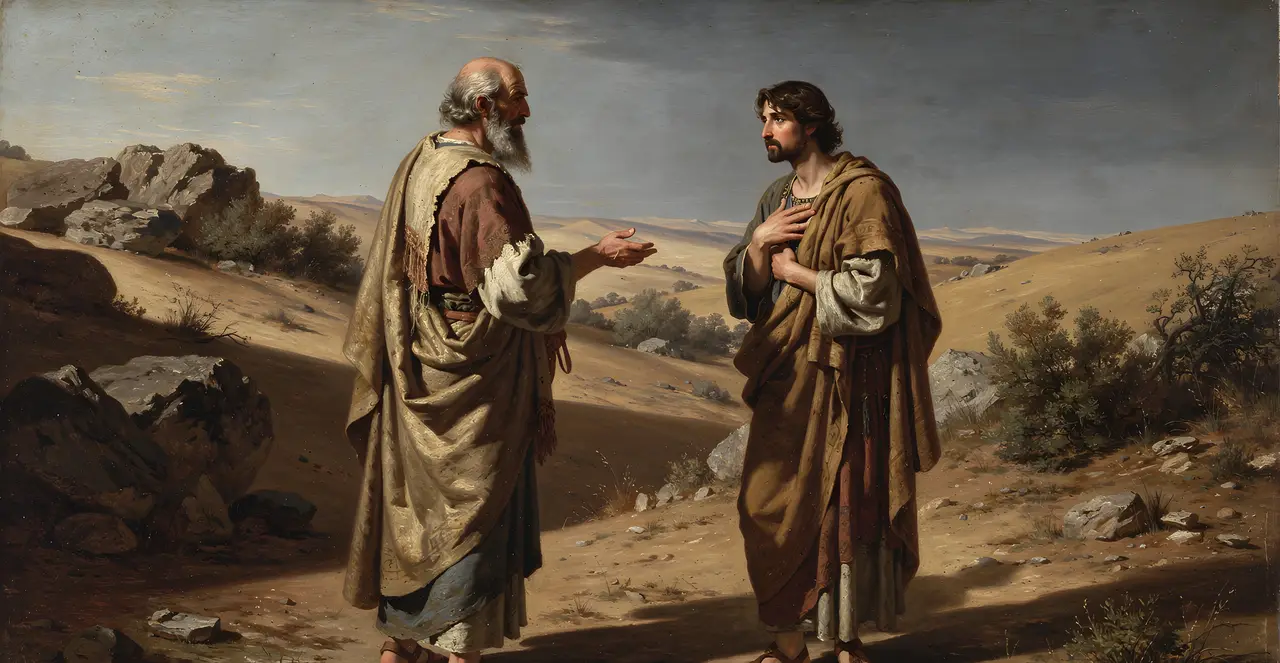 Numbers 10:28-31 — Numbers, oil painting · TruthPrints