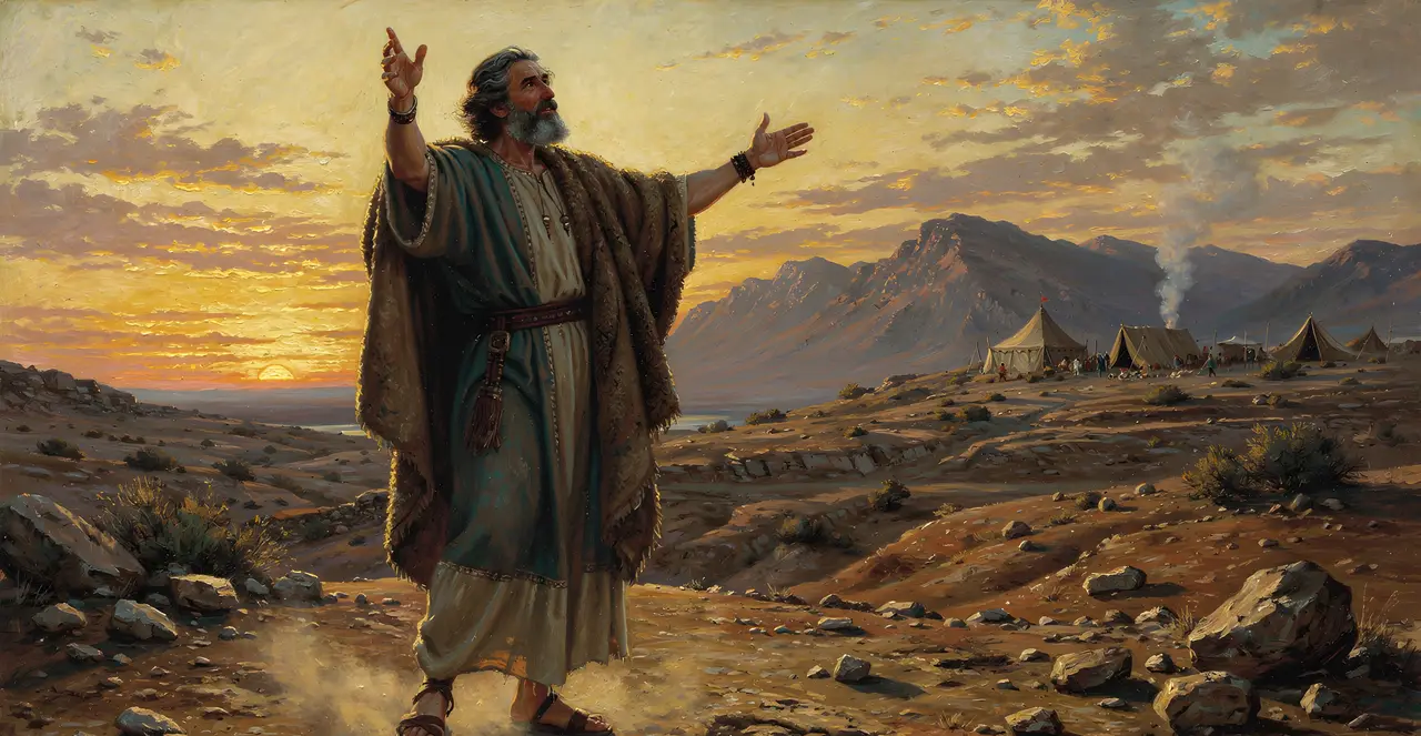 Numbers 10:36 — Numbers, oil painting · TruthPrints