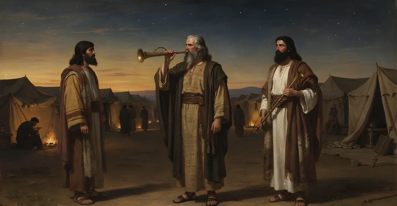Numbers 10:6-9 — Numbers, oil painting · TruthPrints