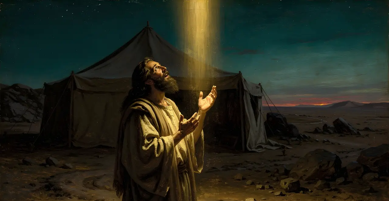 Numbers 11:13-16 — Numbers, oil painting · TruthPrints