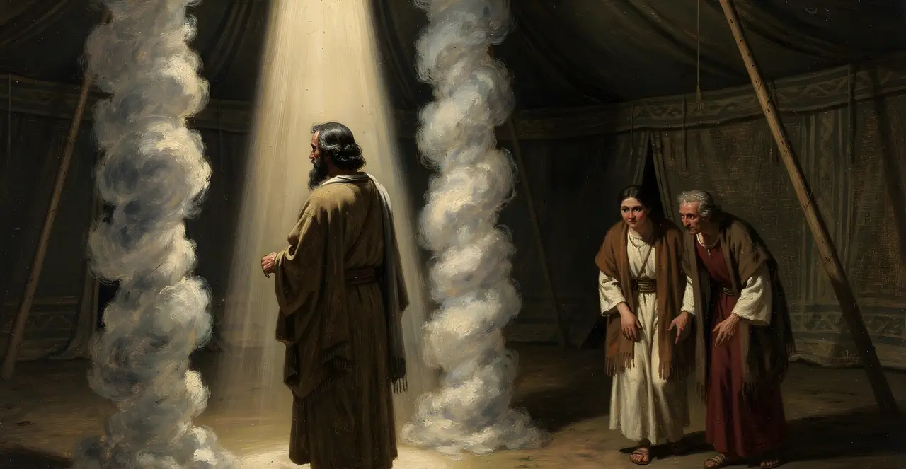 Numbers 12:5-8 — Numbers, oil painting · TruthPrints