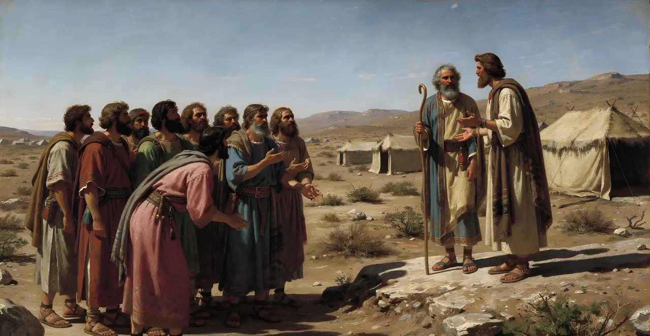 4. Mose 13,32-33 — 4. Mose, Ölgemälde · TruthPrints