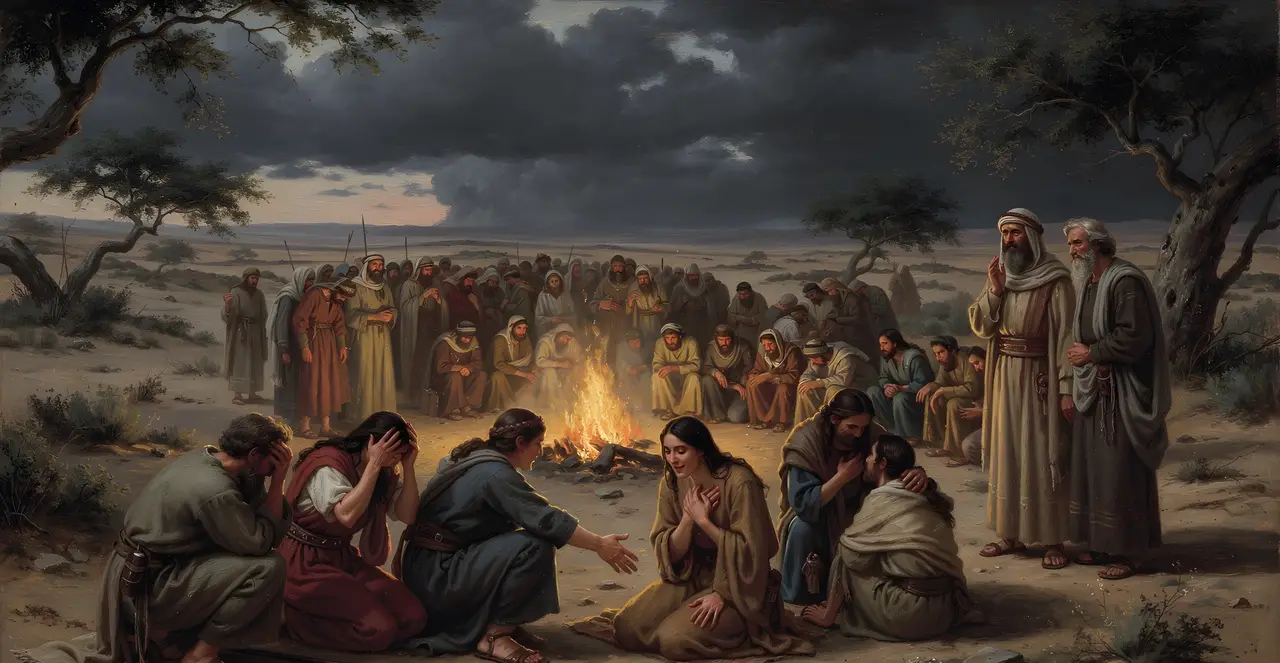 Numbers 14:1-4 — Numbers, oil painting · TruthPrints