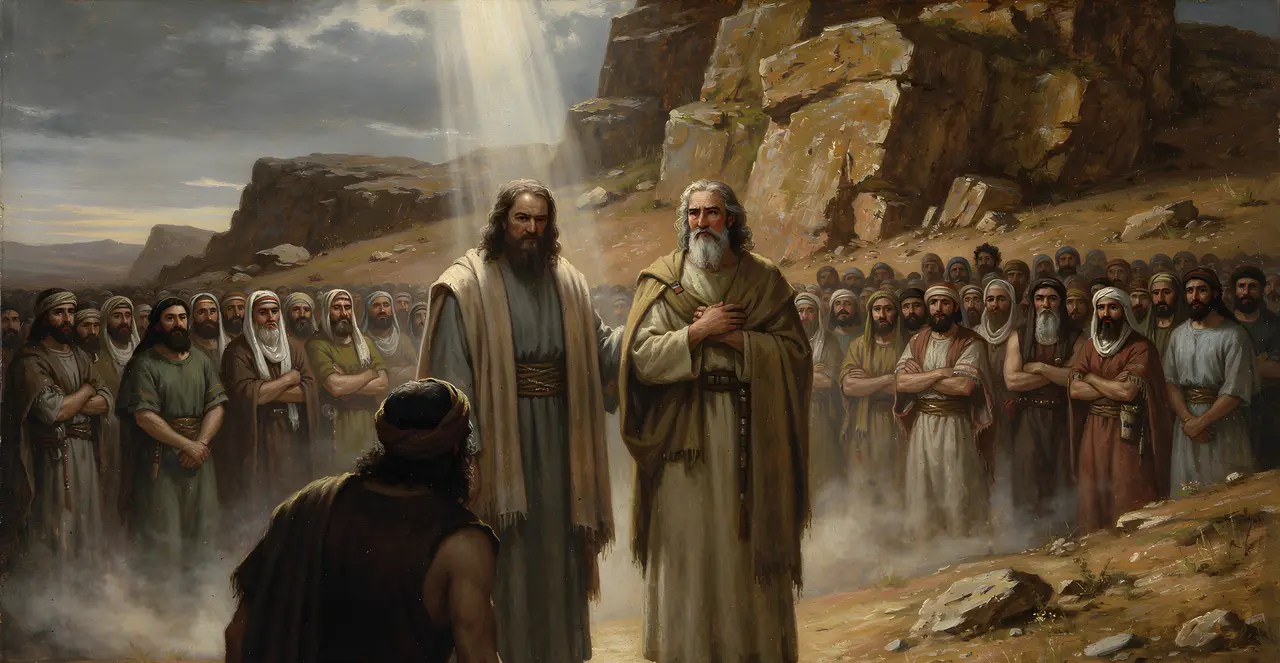 Numbers 15:29-32 — Numbers, oil painting · TruthPrints