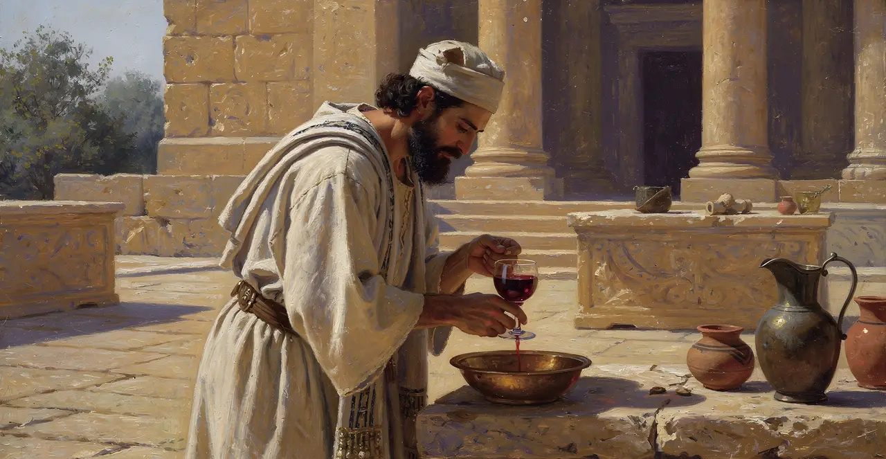 Numbers 15:5-8 — Numbers, oil painting · TruthPrints