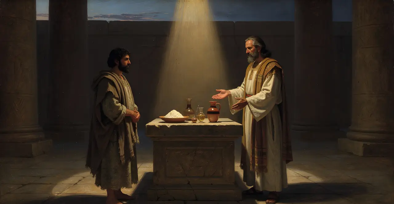 Numbers 15:9-12 — Numbers, oil painting · TruthPrints