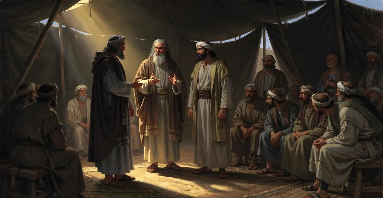 Numbers 16:4-7 — Numbers, oil painting · TruthPrints