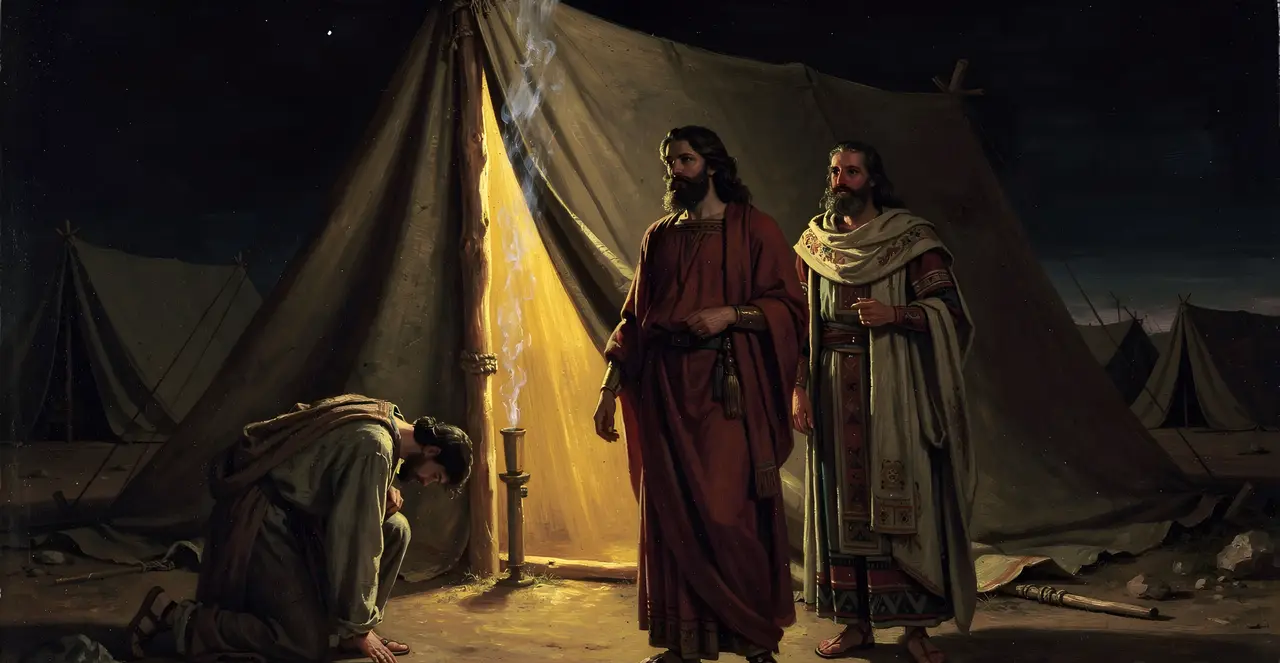 Numbers 16:40-42 — Numbers, oil painting · TruthPrints