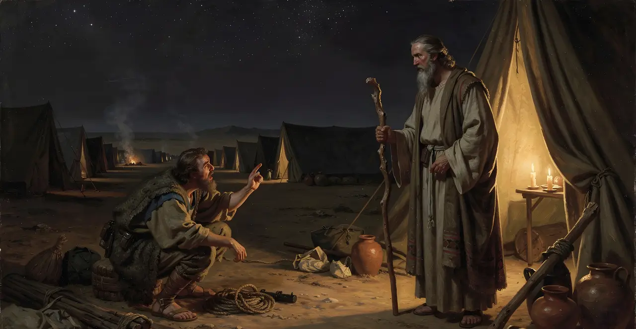Numbers 16:8-11 — Numbers, oil painting · TruthPrints