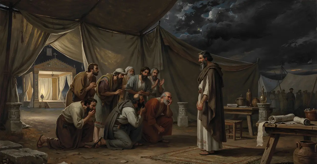 Numbers 17:12-13 — Numbers, oil painting · TruthPrints