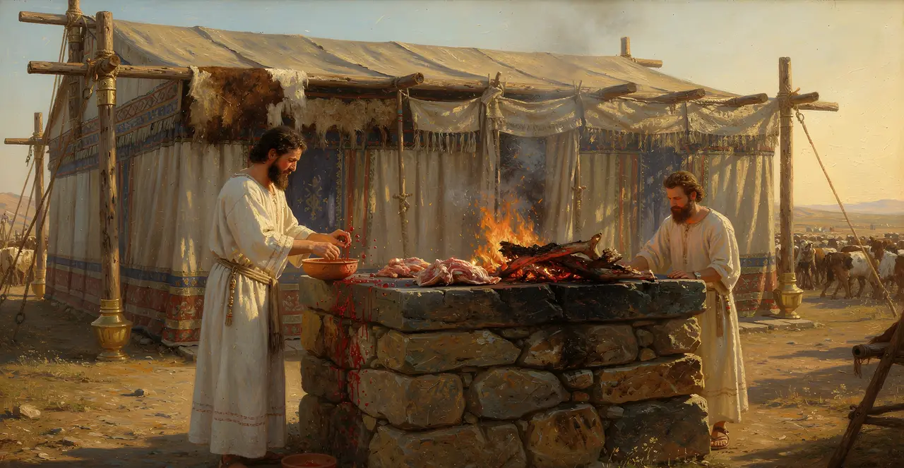 Numbers 18:16-18 — Numbers, oil painting · TruthPrints