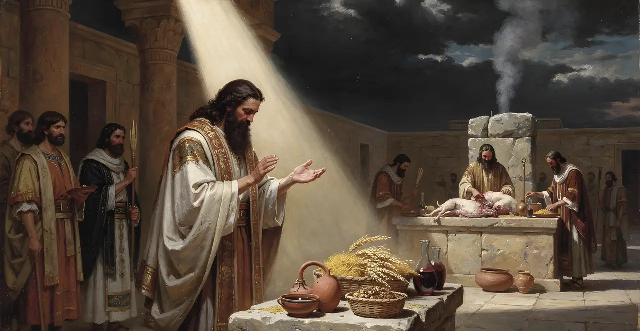 Numbers 18:27-29 — Numbers, oil painting · TruthPrints