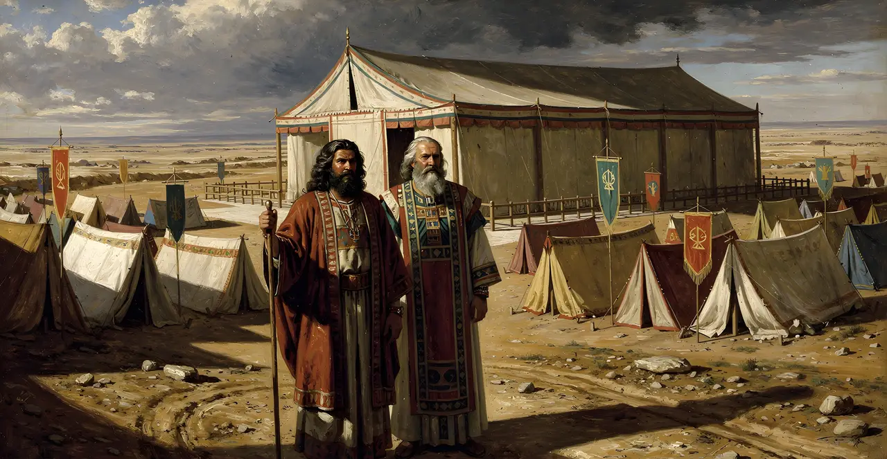 Numbers 2:1-4 — Numbers, oil painting · TruthPrints