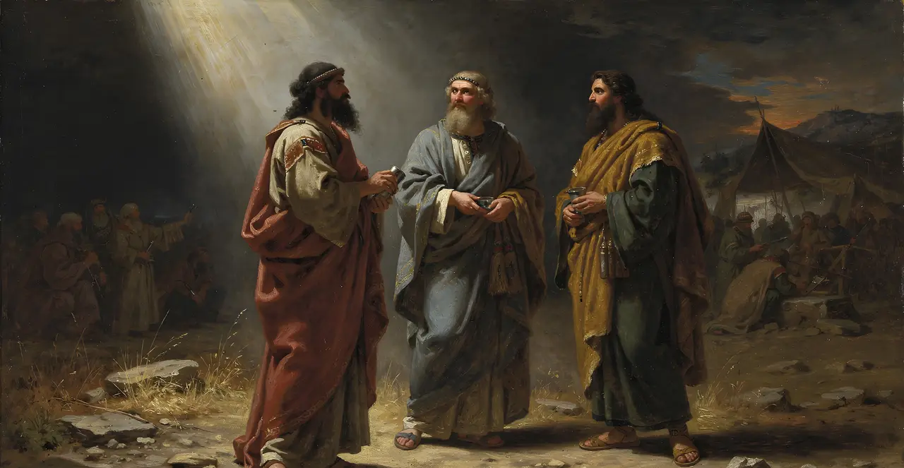 Numbers 2:10-14 — Numbers, oil painting · TruthPrints