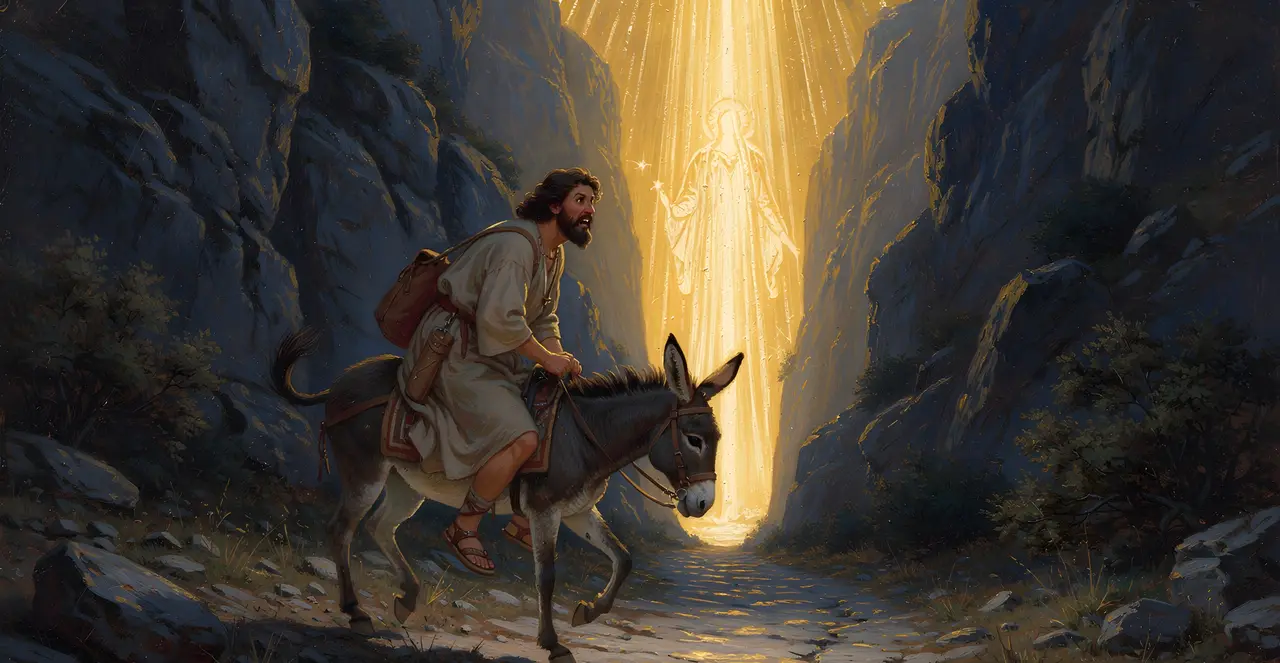 Numbers 22:19-22 — Numbers, oil painting · TruthPrints