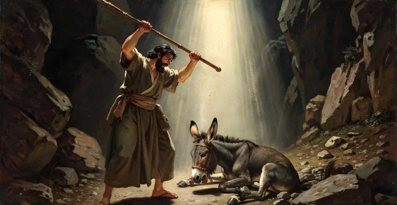 Numbers 22:26-29 — Numbers, oil painting · TruthPrints