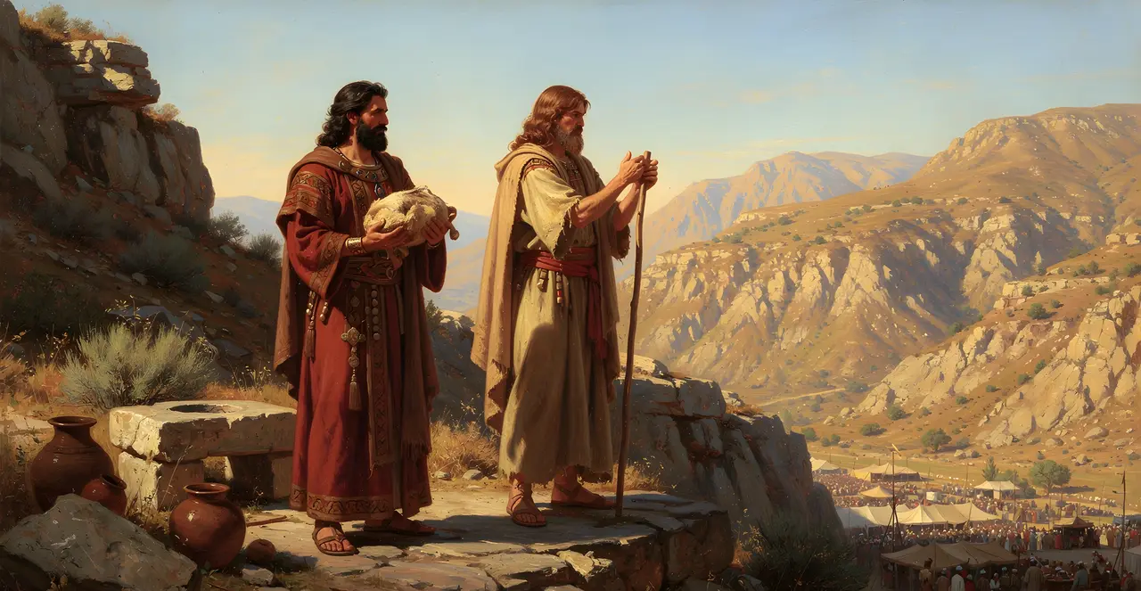 Numbers 22:40-41 — Numbers, oil painting · TruthPrints