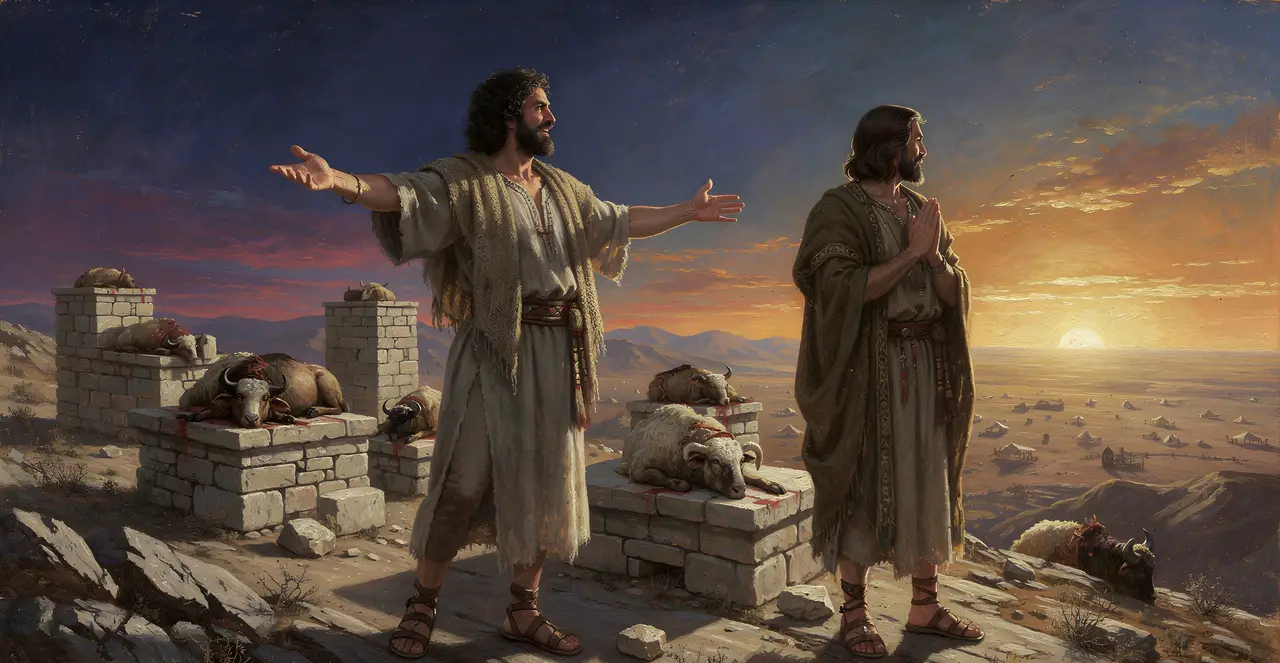 Numbers 23:25-30 — Numbers, oil painting · TruthPrints