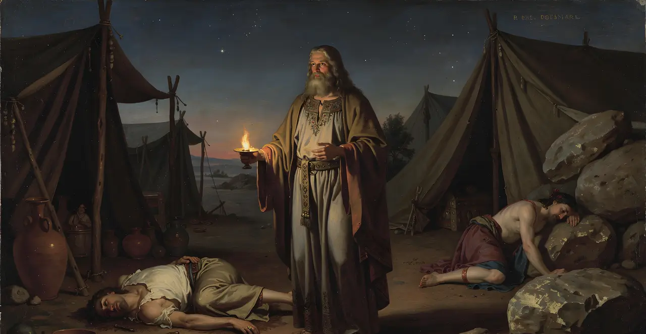 Numbers 25:13-17 — Numbers, oil painting · TruthPrints