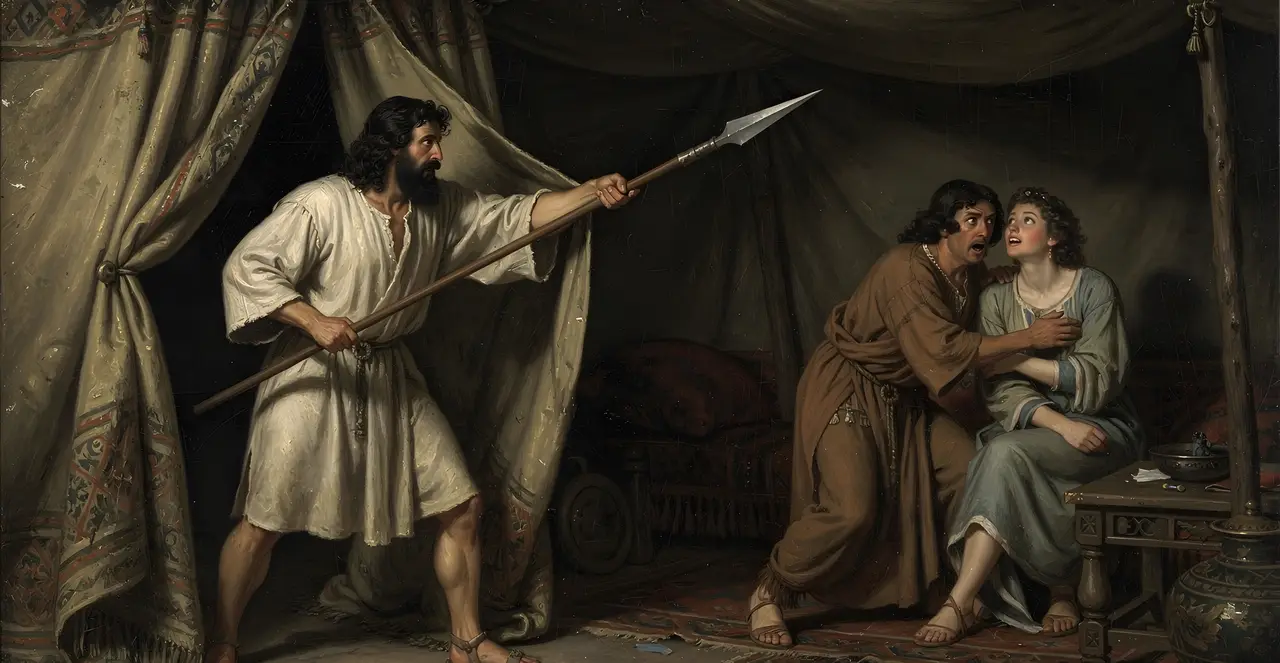 Numbers 25:8-12 — Numbers, oil painting · TruthPrints