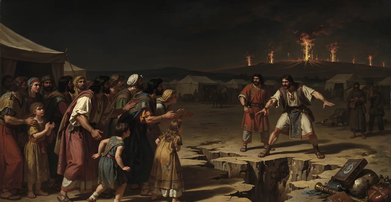 Numbers 26:5-9 — Numbers, oil painting · TruthPrints