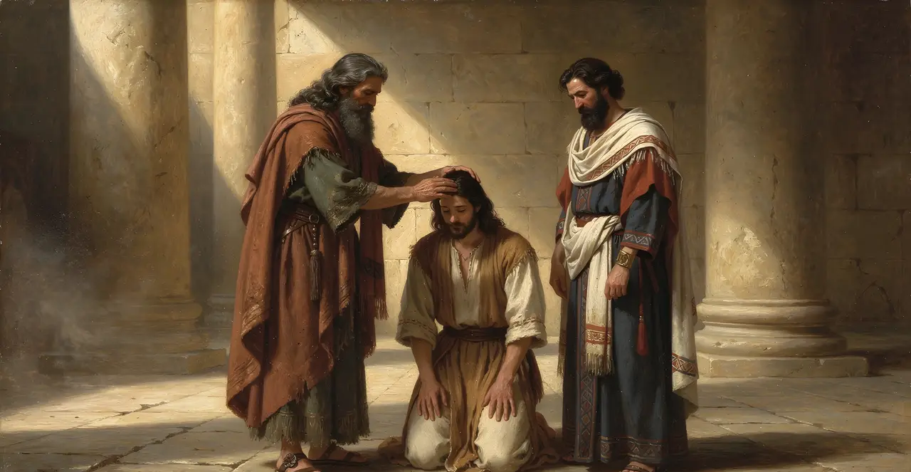 Numbers 27:17-20 — Numbers, oil painting · TruthPrints