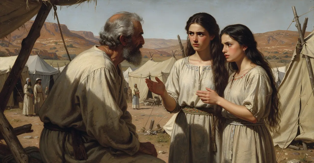 Numbers 27:4-8 — Numbers, oil painting · TruthPrints