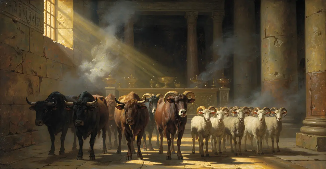 Numbers 29:27-30 — Numbers, oil painting · TruthPrints