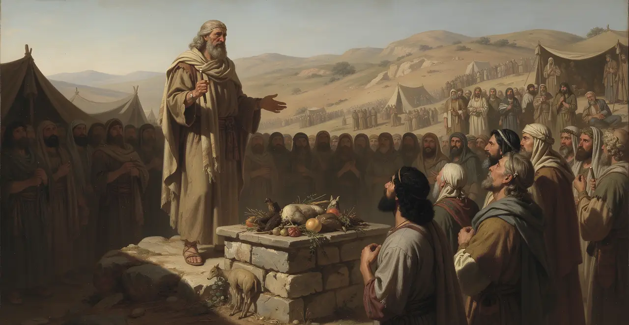 Numbers 29:39-40 — Numbers, oil painting · TruthPrints