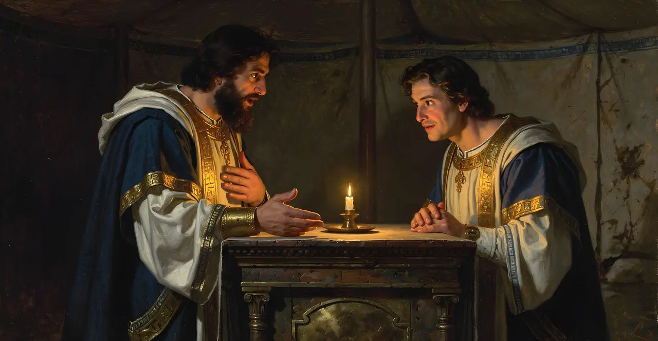 Numbers 3:30-33 — Numbers, oil painting · TruthPrints