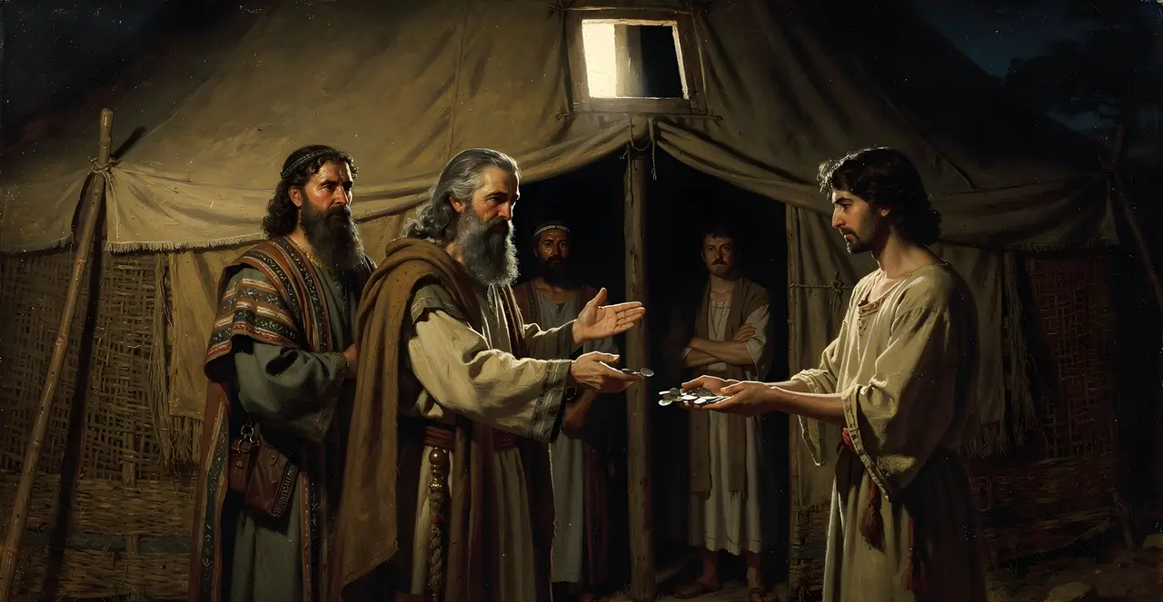 Numbers 3:45-48 — Numbers, oil painting · TruthPrints