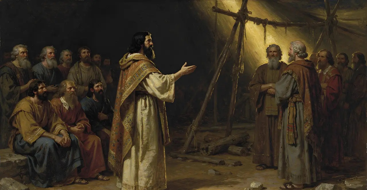 Numbers 3:6-9 — Numbers, oil painting · TruthPrints