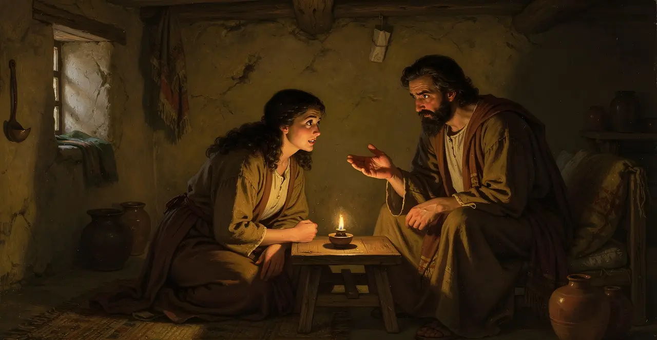 Numbers 30:10-12 — Numbers, oil painting · TruthPrints