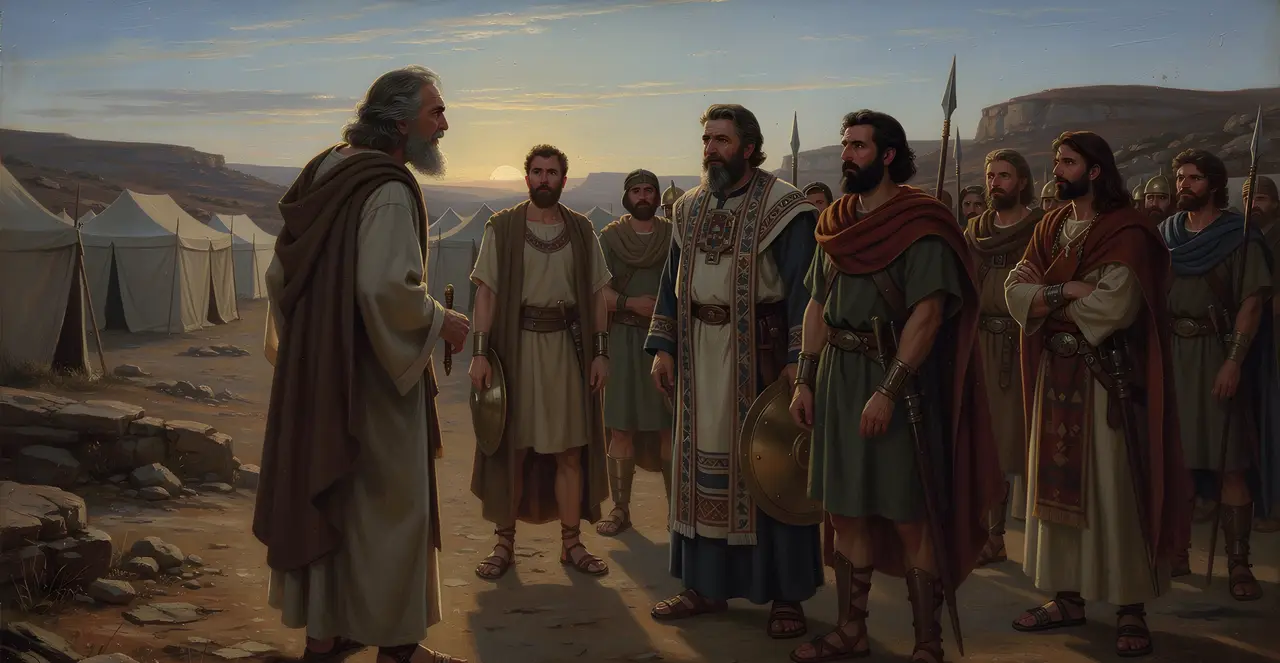 Numbers 31:13-16 — Numbers, oil painting · TruthPrints