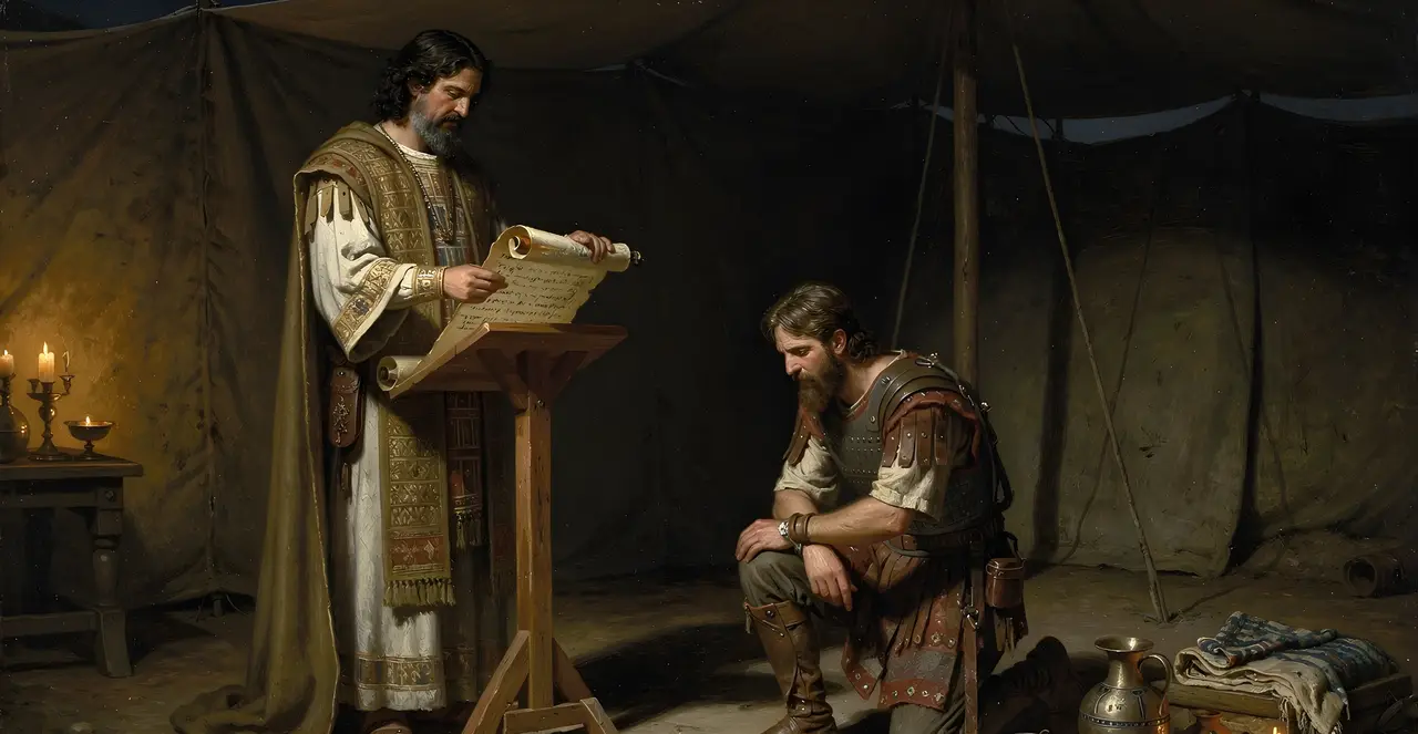 Numbers 31:21-24 — Numbers, oil painting · TruthPrints