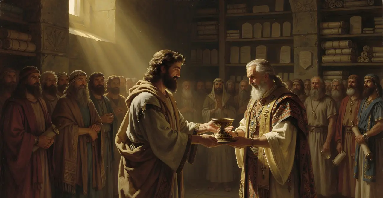 Numbers 31:36-42 — Numbers, oil painting · TruthPrints