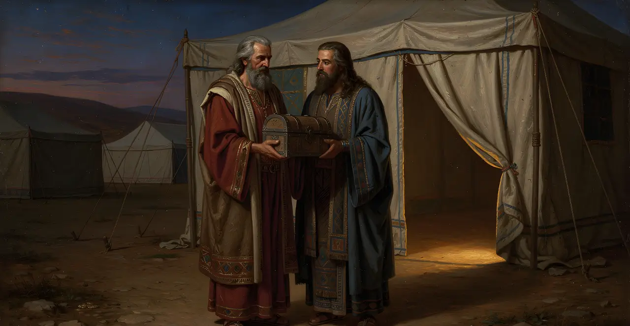 Numbers 31:53-54 — Numbers, oil painting · TruthPrints
