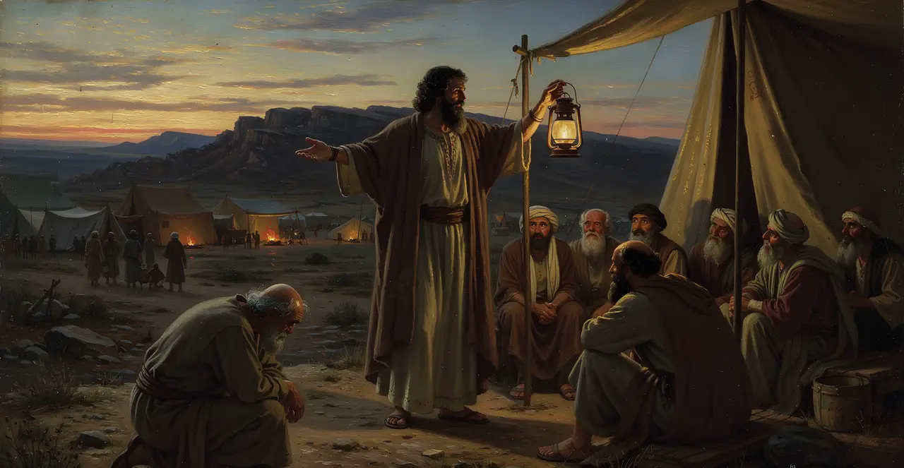 Numbers 32:13-16 — Numbers, oil painting · TruthPrints