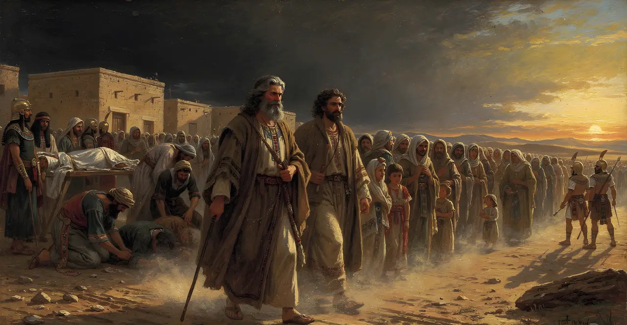 Numbers 33:1-3 — Numbers, oil painting · TruthPrints