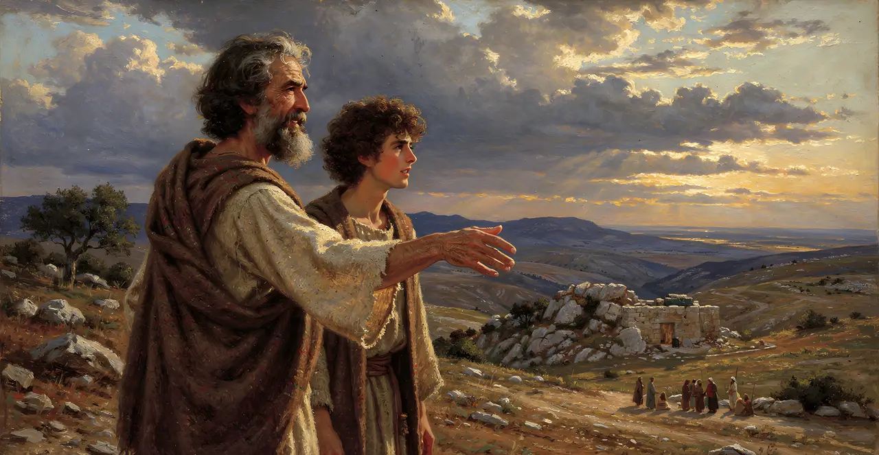 Numbers 33:54-55 — Numbers, oil painting · TruthPrints