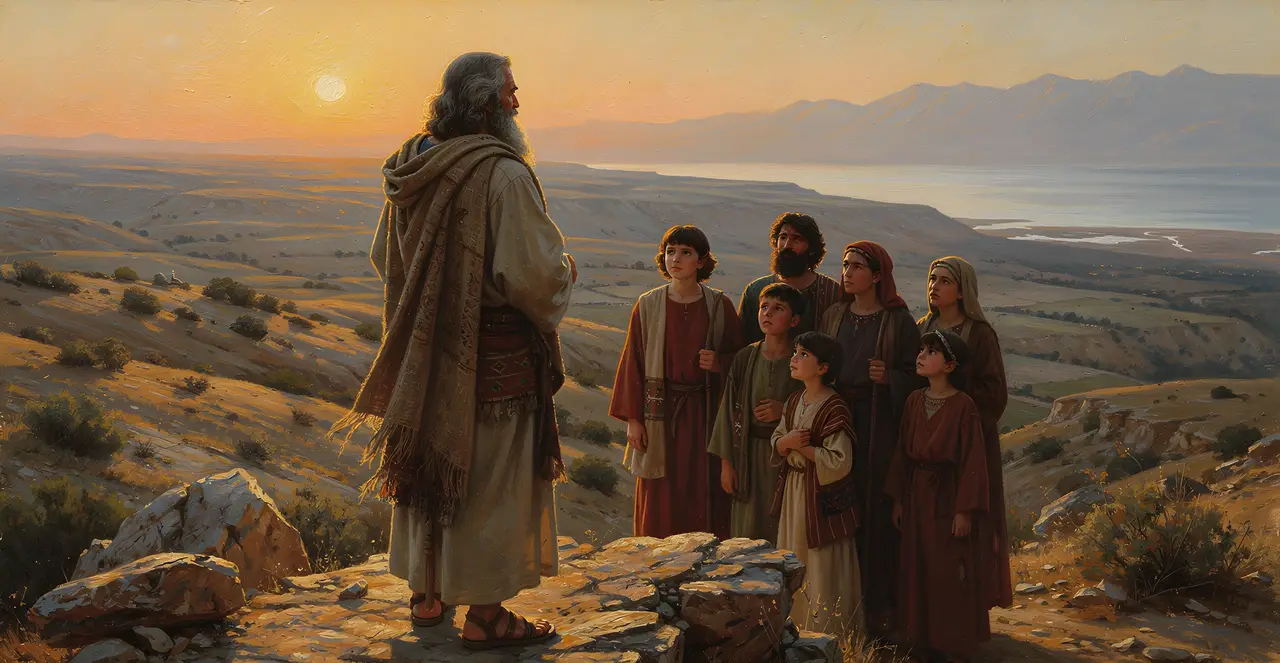 Numbers 34:1-3 — Numbers, oil painting · TruthPrints