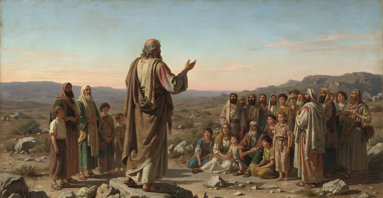 Numbers 34:13-16 — Numbers, oil painting · TruthPrints