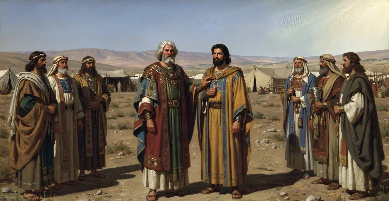 Numbers 34:29 — Numbers, oil painting · TruthPrints