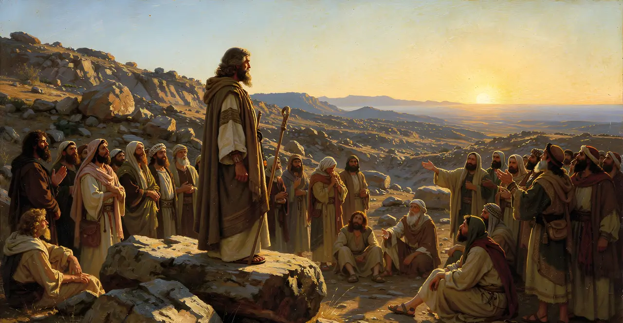 Numbers 34:4-7 — Numbers, oil painting · TruthPrints