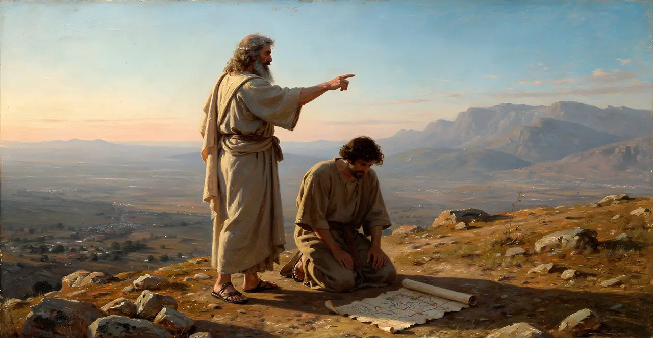 Numbers 34:8-12 — Numbers, oil painting · TruthPrints