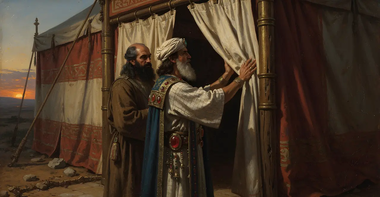 Numbers 4:1-5 — Numbers, oil painting · TruthPrints