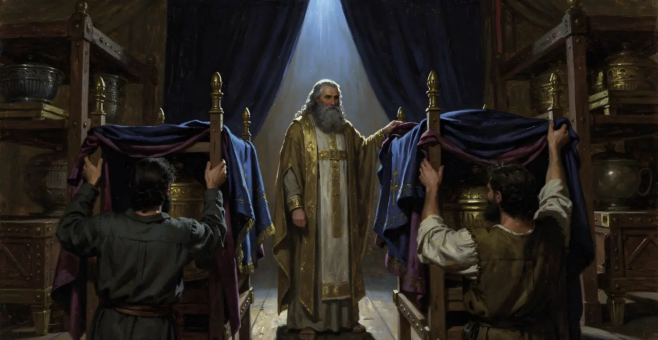 Numbers 4:6-9 — Numbers, oil painting · TruthPrints