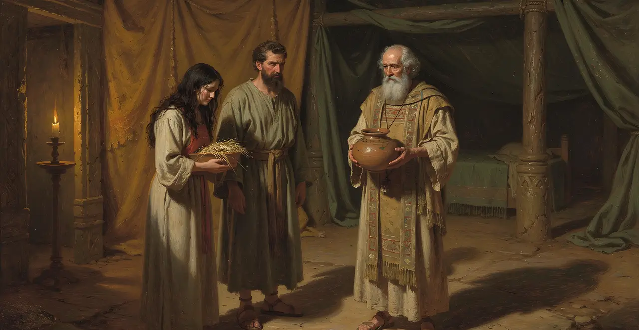 Numbers 5:15-17 — Numbers, oil painting · TruthPrints
